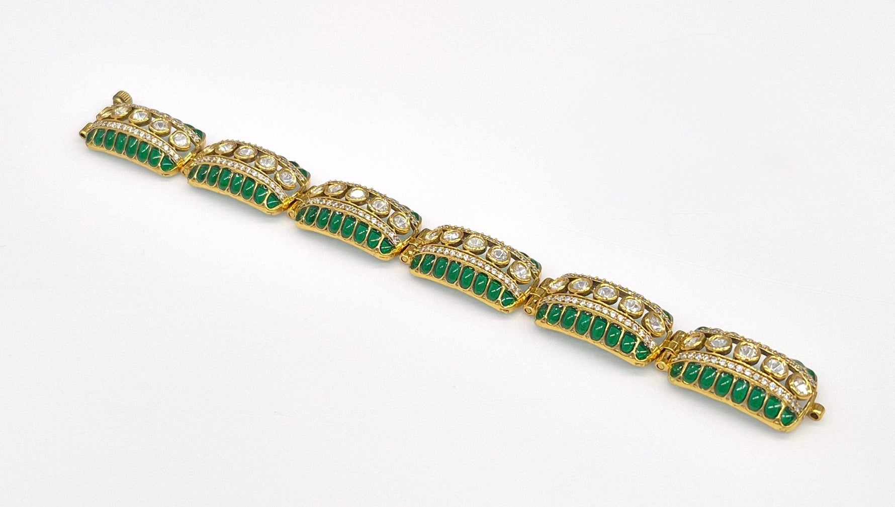 Exquisite Victorian Kundan Bracelet - Limited Edition - KRISHNA'S SWETA JEWELLERY