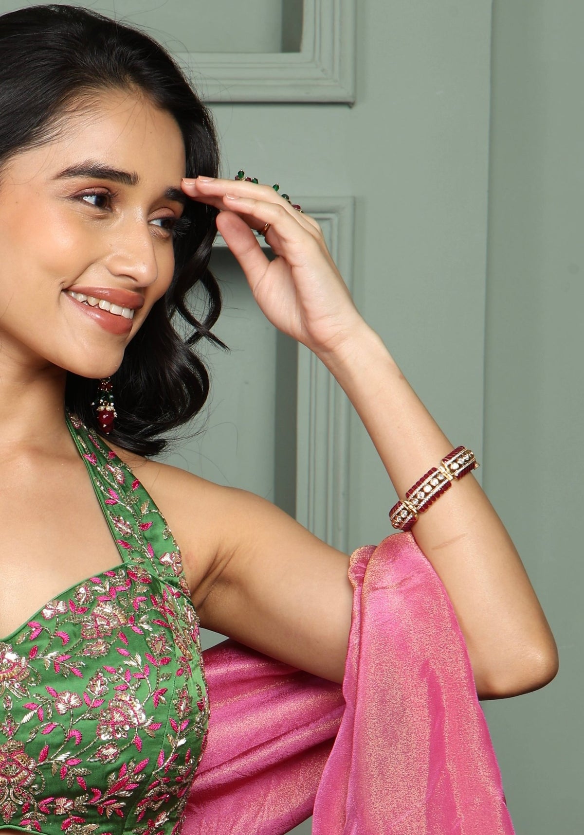 Exquisite Victorian Kundan Bracelet - Limited Edition - KRISHNA'S SWETA JEWELLERY