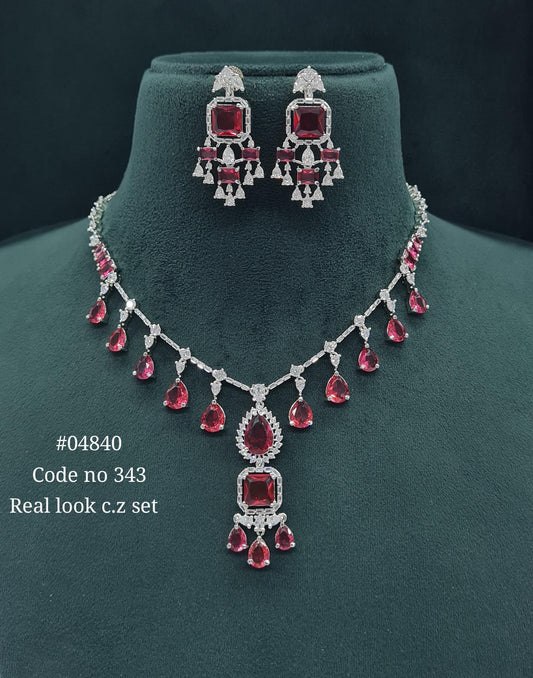 Cz Necklace 04840