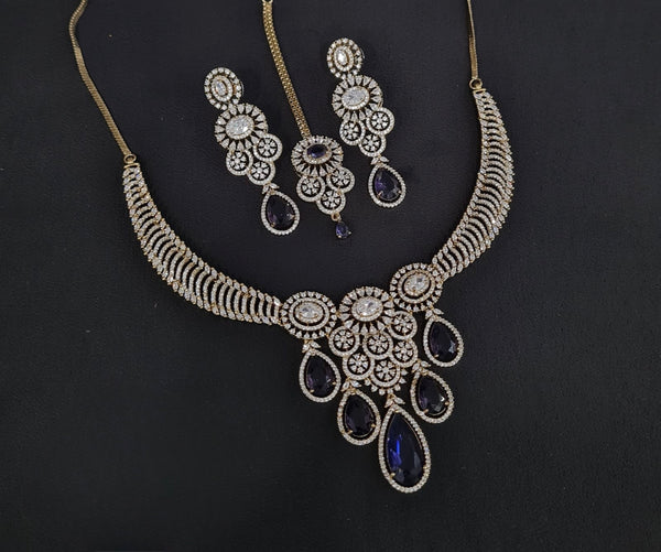 Cz Necklace 10257