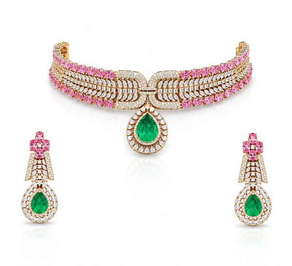 Cz Necklace 11204