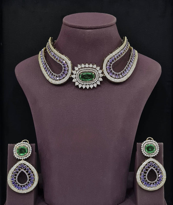 Cz Necklace 11115