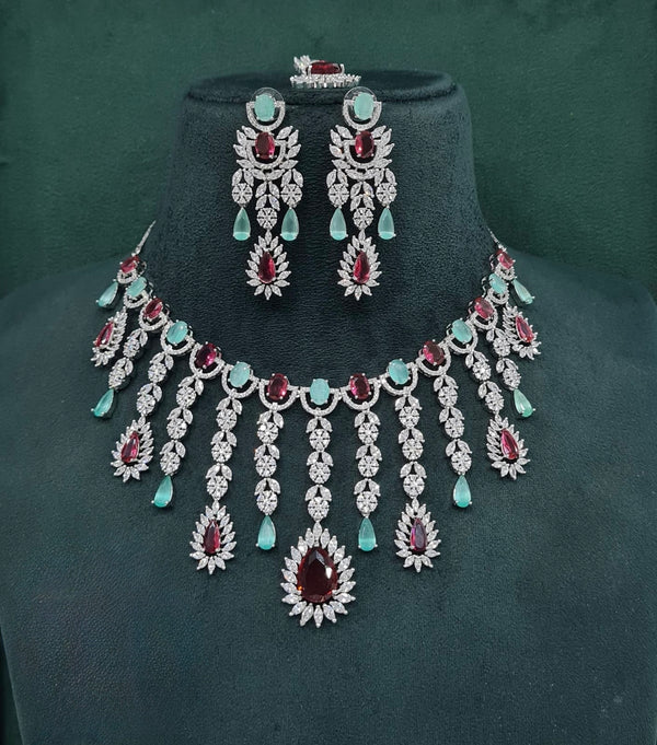 Cz Necklace 09327