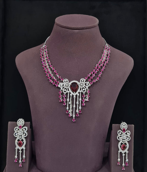 Cz Necklace 11410