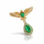 Falcon Brooch 08698 - KRISHNA'S SWETA JEWELLERY