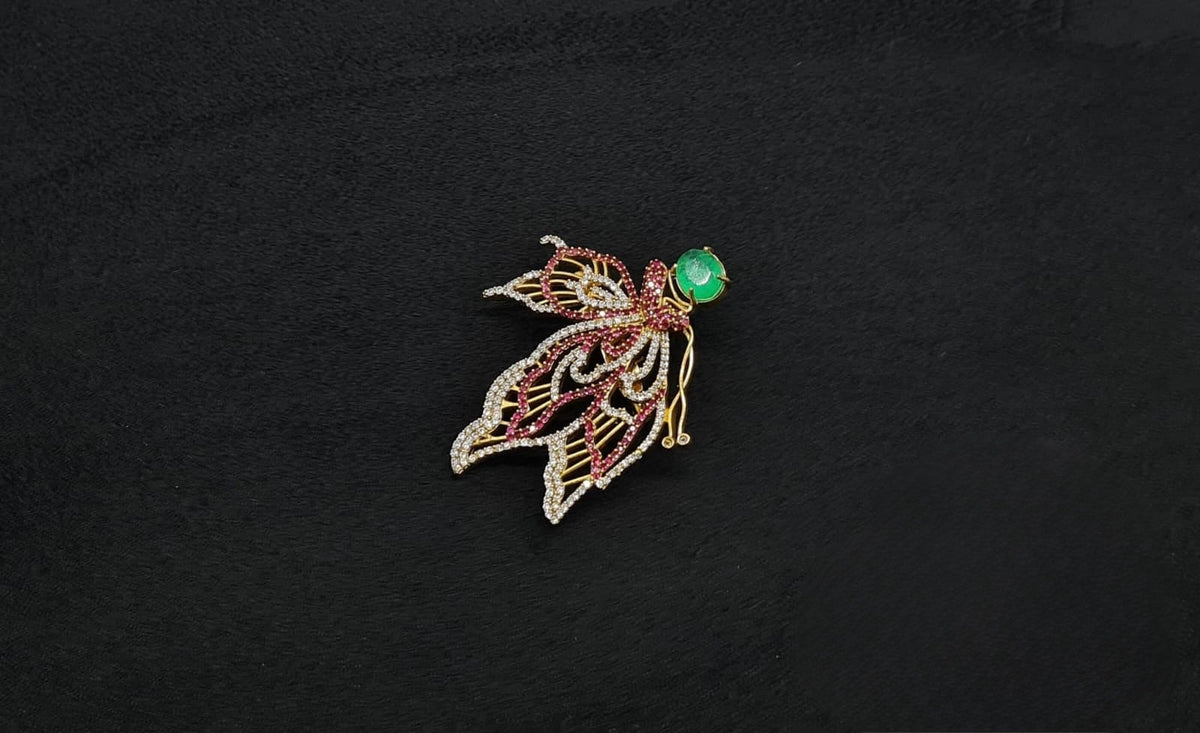 Fancy Brooch 10999 - KRISHNA'S SWETA JEWELLERY