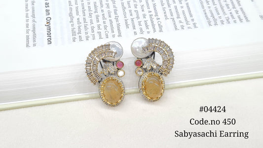 Fancy Earrings 04424 - KRISHNA'S SWETA JEWELLERY