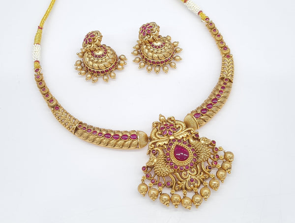 Farrhana Necklace 06575 - KRISHNA'S SWETA JEWELLERY