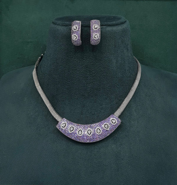 Cz Necklace 10107
