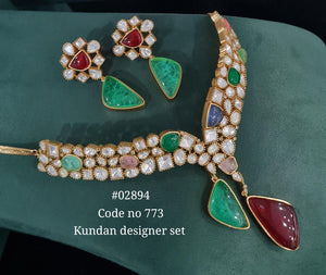 Kundan necklace 02894