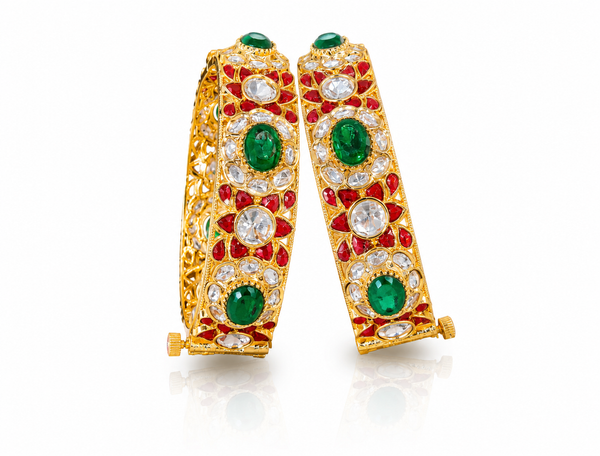 Kundan Bangles 10651