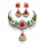 Garuda Empress Necklace 08914 - KRISHNA'S SWETA JEWELLERY