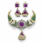 Garuda Empress Necklace 08914 - KRISHNA'S SWETA JEWELLERY