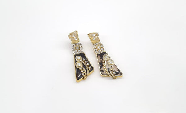 Gems Earring 11404 - KRISHNA'S SWETA JEWELLERY
