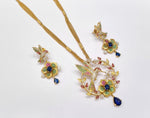 Golden Bloom Pendant 11001 - KRISHNA'S SWETA JEWELLERY