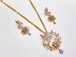 Golden Bloom Pendant 11001 - KRISHNA'S SWETA JEWELLERY
