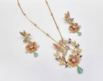 Golden Bloom Pendant 11001 - KRISHNA'S SWETA JEWELLERY