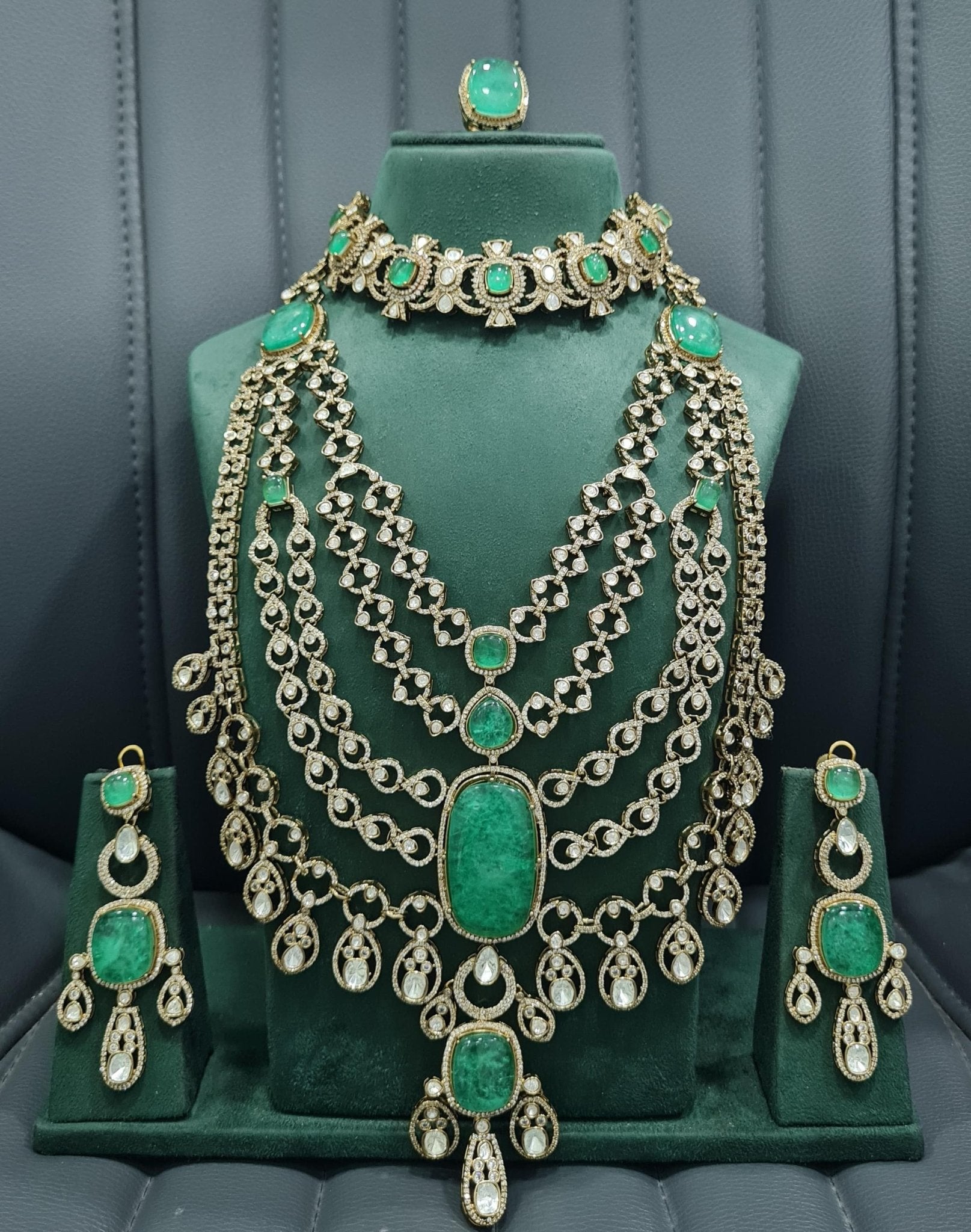 Groom Kundan set (Dosanjh) 03739 - KRISHNA'S SWETA JEWELLERY