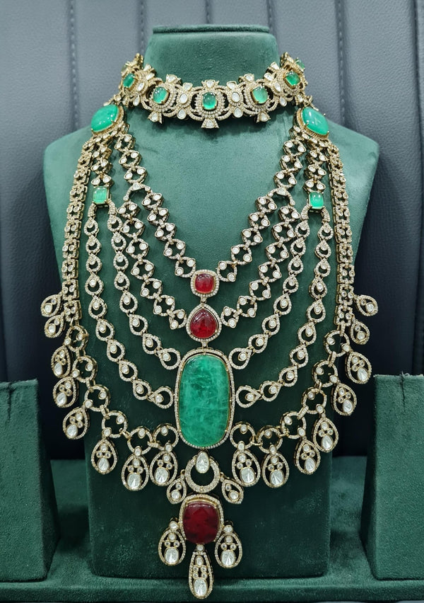 Groom Kundan set (Dosanjh) 03739 - KRISHNA'S SWETA JEWELLERY