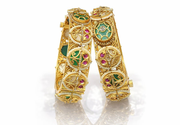Heritage Bangles 06198 - KRISHNA'S SWETA JEWELLERY