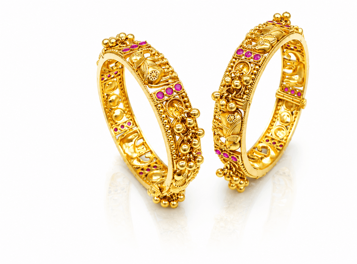 Heritage Bangles 07413 - KRISHNA'S SWETA JEWELLERY