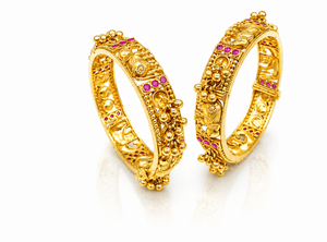 Heritage Bangles 07413 - KRISHNA'S SWETA JEWELLERY