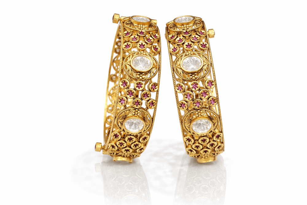 Heritage Bangles 07615 - KRISHNA'S SWETA JEWELLERY