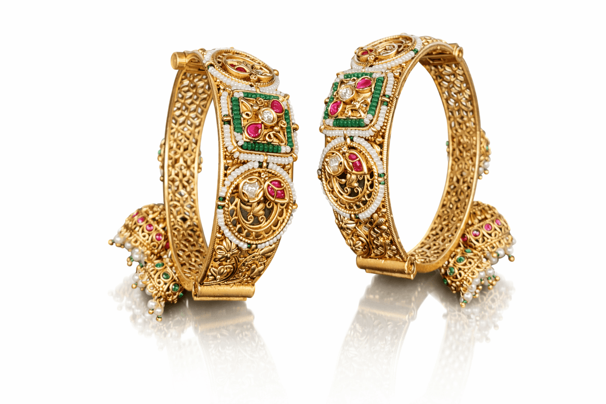 Heritage Bangles 08604 - KRISHNA'S SWETA JEWELLERY