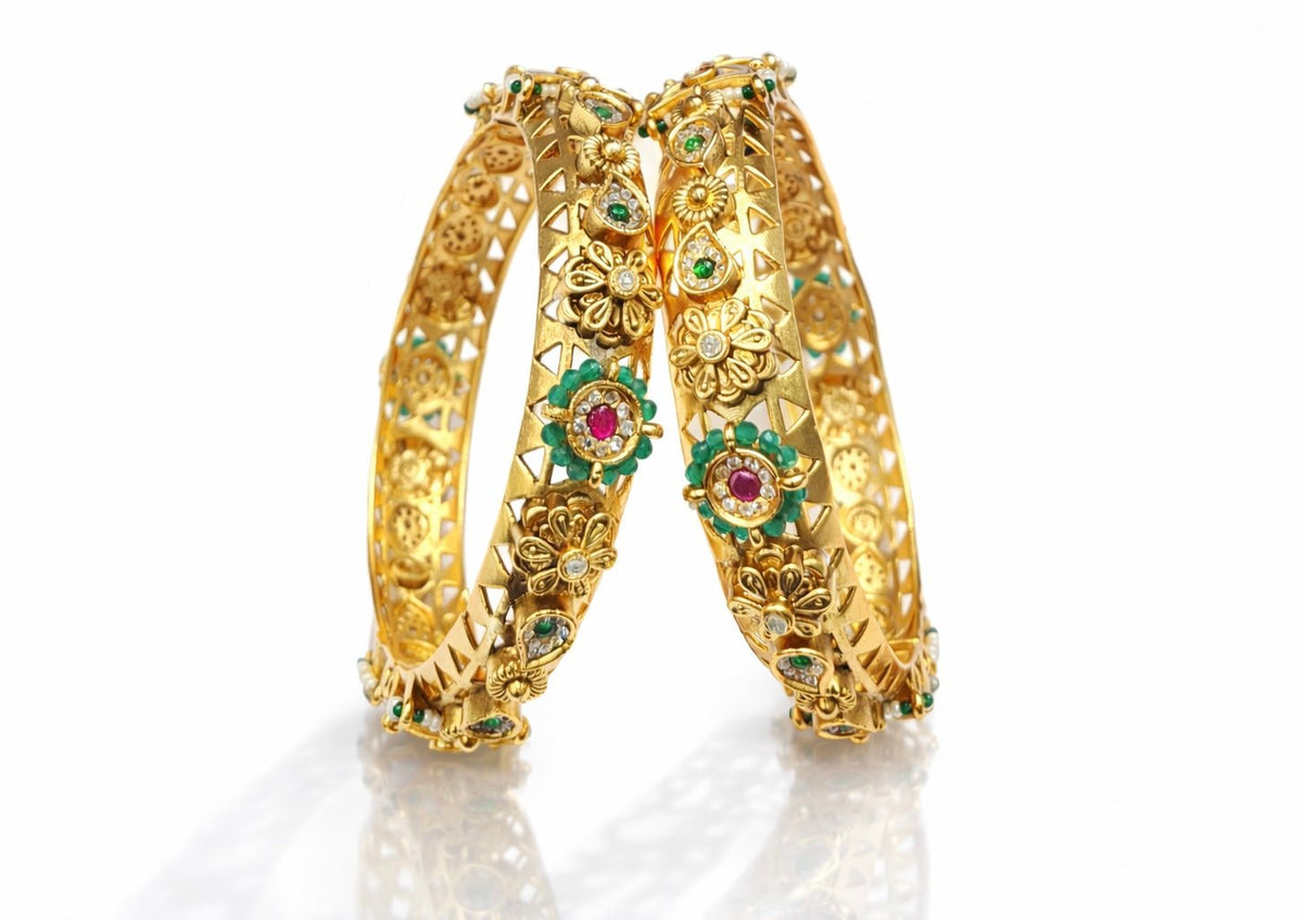 Heritage Bangles 08616 - KRISHNA'S SWETA JEWELLERY