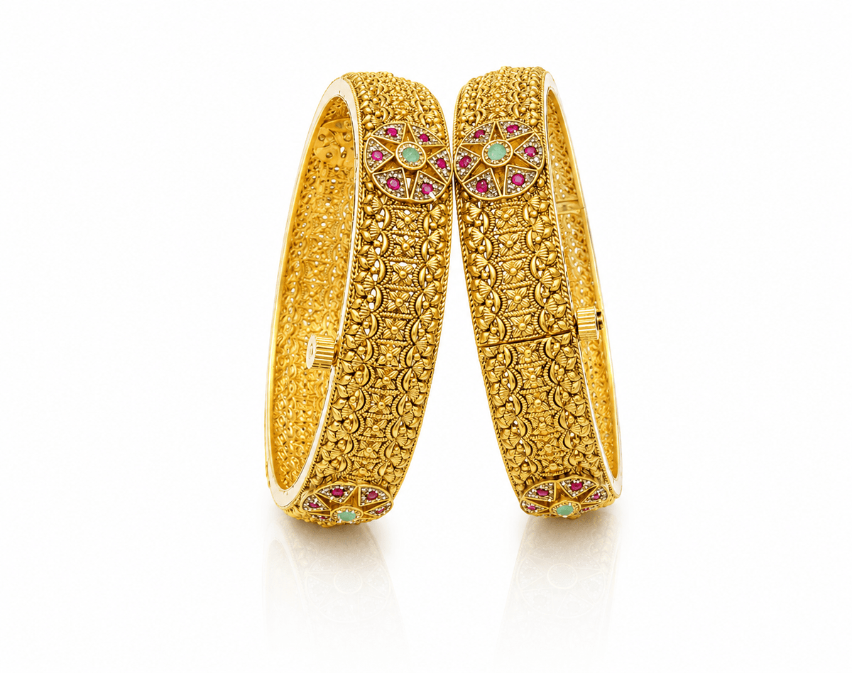Heritage Bangles 10597 - KRISHNA'S SWETA JEWELLERY