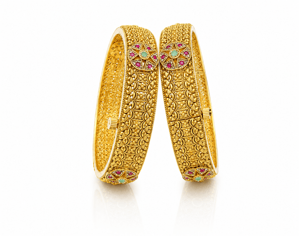 Heritage Bangles 10597 - KRISHNA'S SWETA JEWELLERY