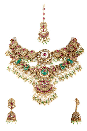 Heritage Bride Set 08163 - KRISHNA'S SWETA JEWELLERY