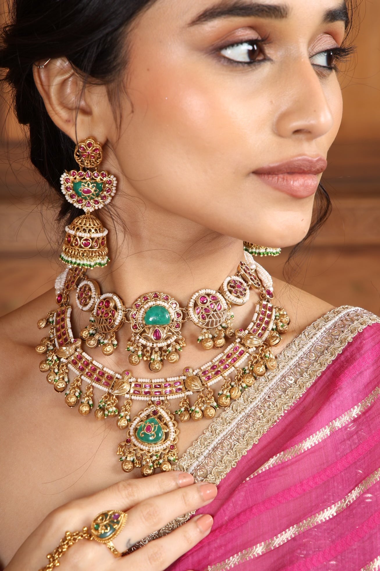 Heritage Bride Set 08332 - KRISHNA'S SWETA JEWELLERY