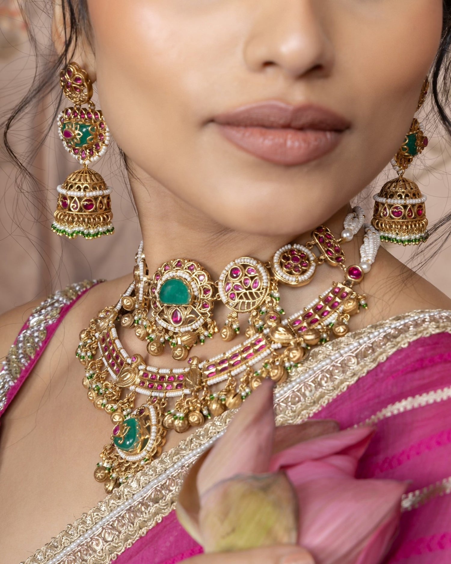 Heritage Bride Set 08332 - KRISHNA'S SWETA JEWELLERY