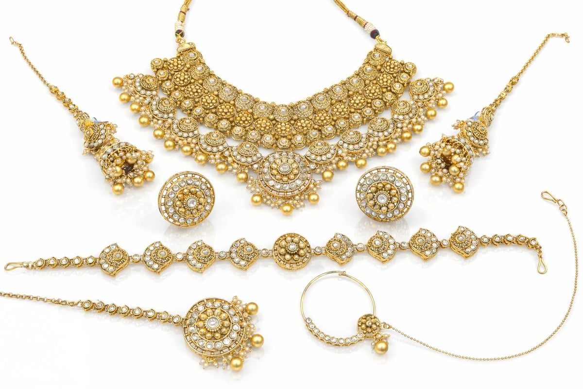 Heritage Bride Set 09328 - KRISHNA'S SWETA JEWELLERY