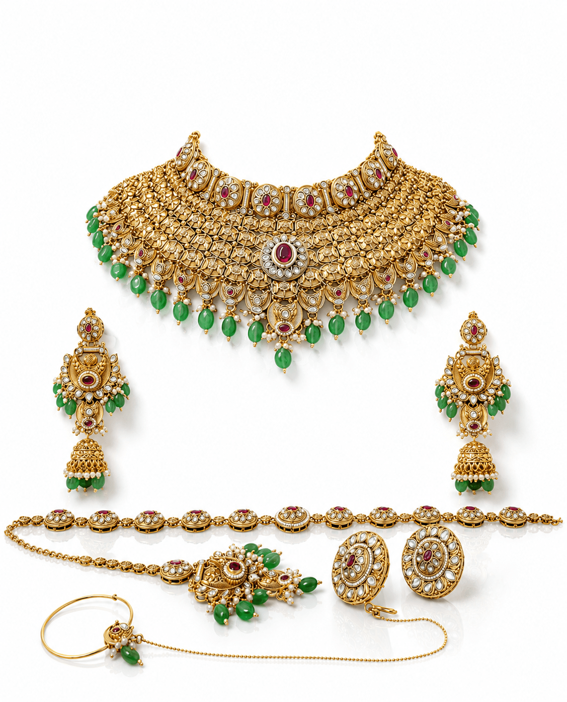Heritage Bride Set 10686 - KRISHNA'S SWETA JEWELLERY