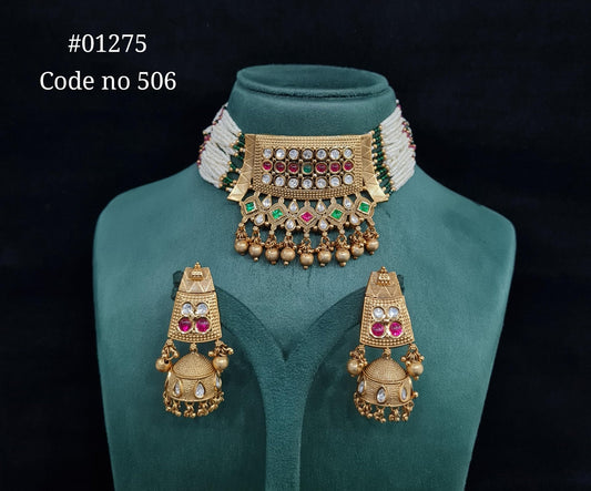 Heritage Choker 01275 - KRISHNA'S SWETA JEWELLERY
