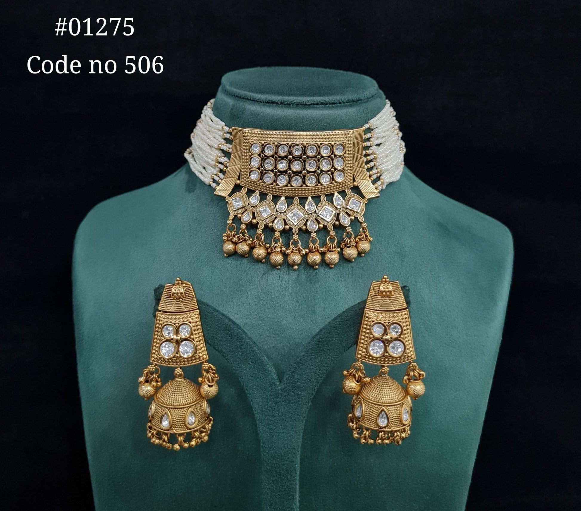 Heritage Choker 01275 - KRISHNA'S SWETA JEWELLERY