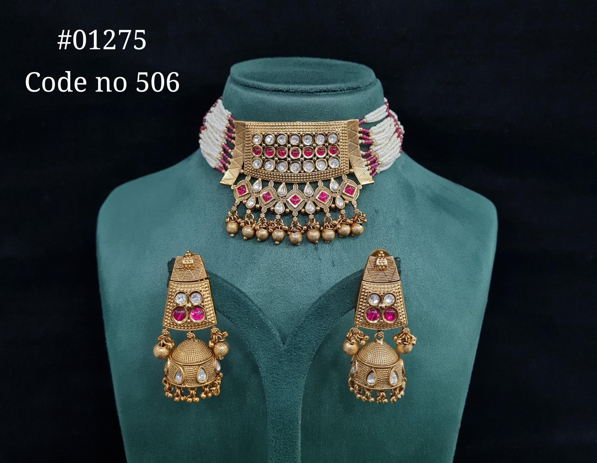 Heritage Choker 01275 - KRISHNA'S SWETA JEWELLERY