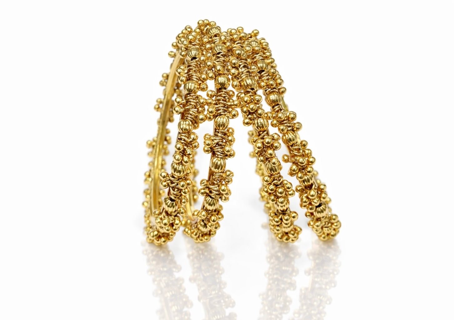 Heritage Ghungroo Bangles 08937 - Set of 4 - KRISHNA'S SWETA JEWELLERY