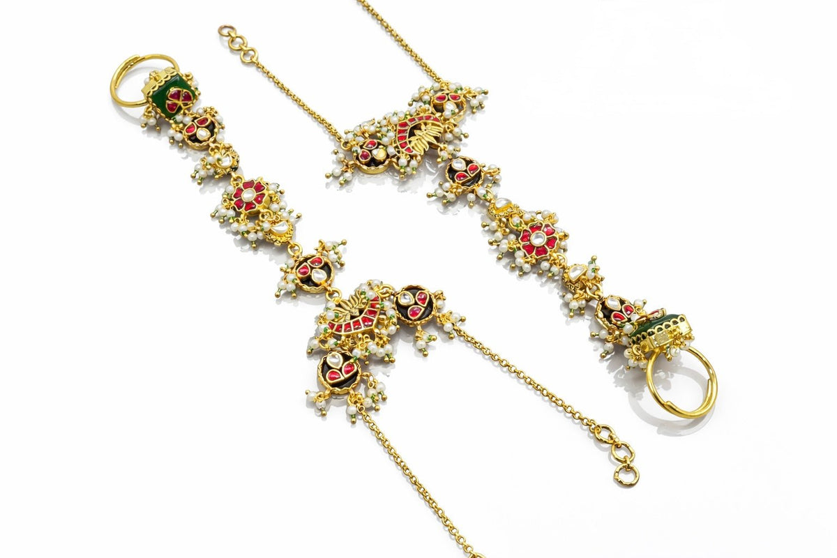 Heritage Hathpan 08985 - KRISHNA'S SWETA JEWELLERY