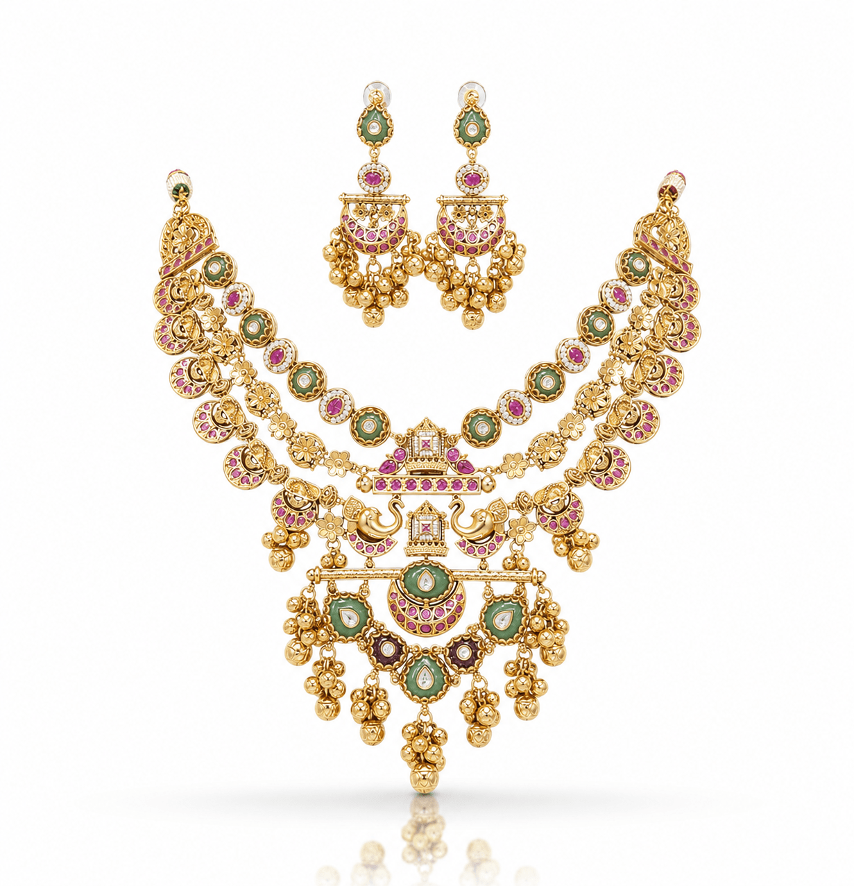 Heritage Long 06836 - KRISHNA'S SWETA JEWELLERY