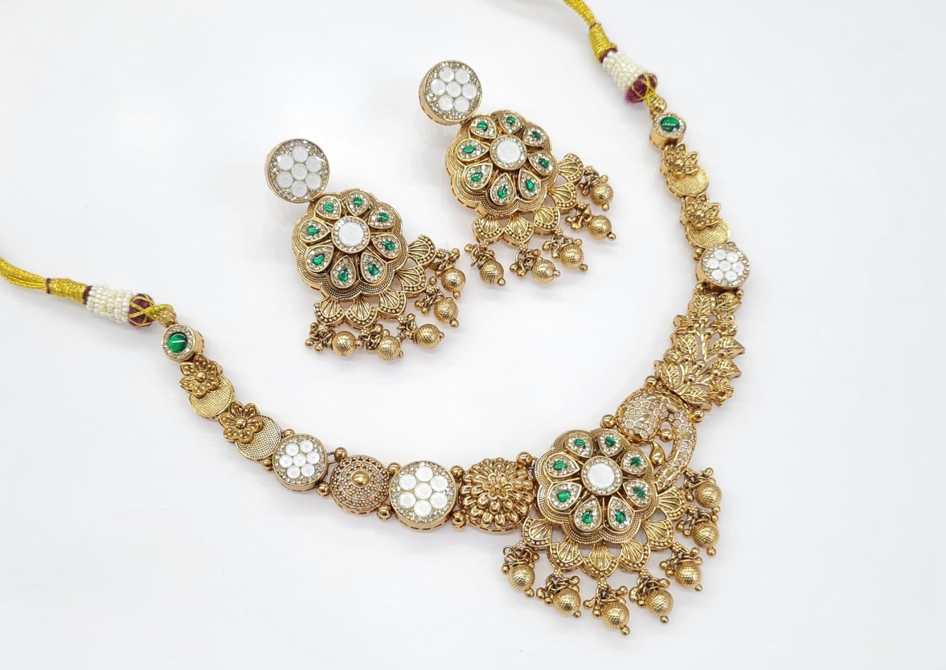 Heritage Necklace 05584 - KRISHNA'S SWETA JEWELLERY