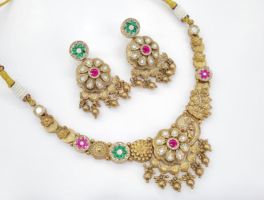 Heritage Necklace 05584 - KRISHNA'S SWETA JEWELLERY