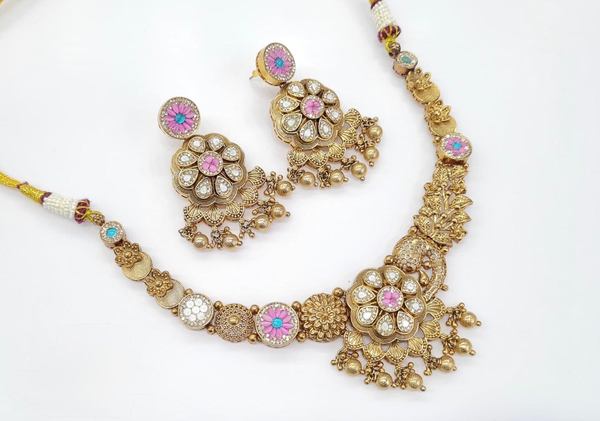 Heritage Necklace 05584 - KRISHNA'S SWETA JEWELLERY