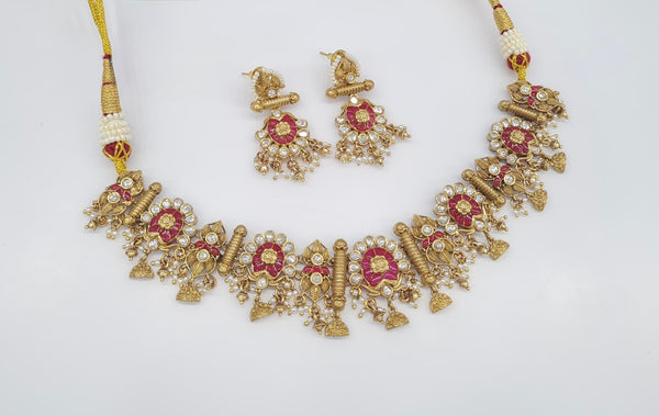 Heritage Necklace 05917 - KRISHNA'S SWETA JEWELLERY
