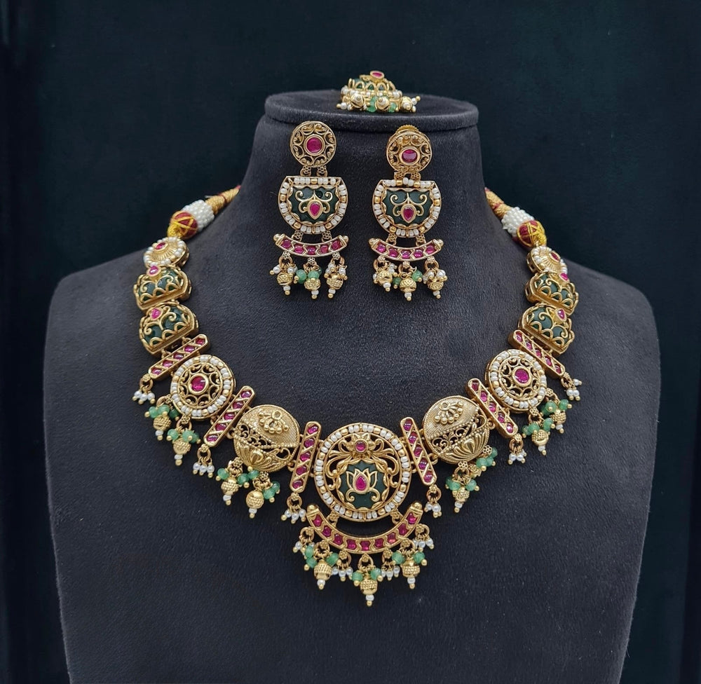Heritage Necklace 05952 - KRISHNA'S SWETA JEWELLERY