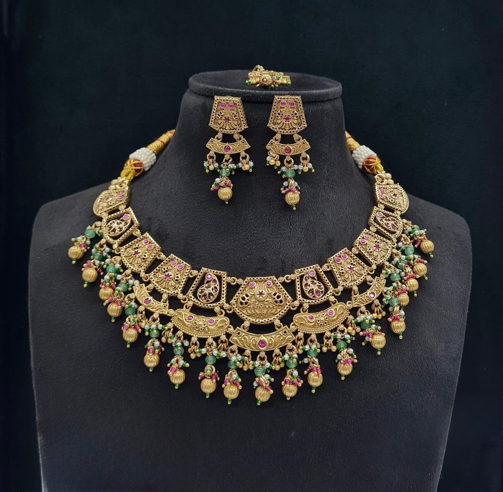 Heritage Necklace 06307 - KRISHNA'S SWETA JEWELLERY