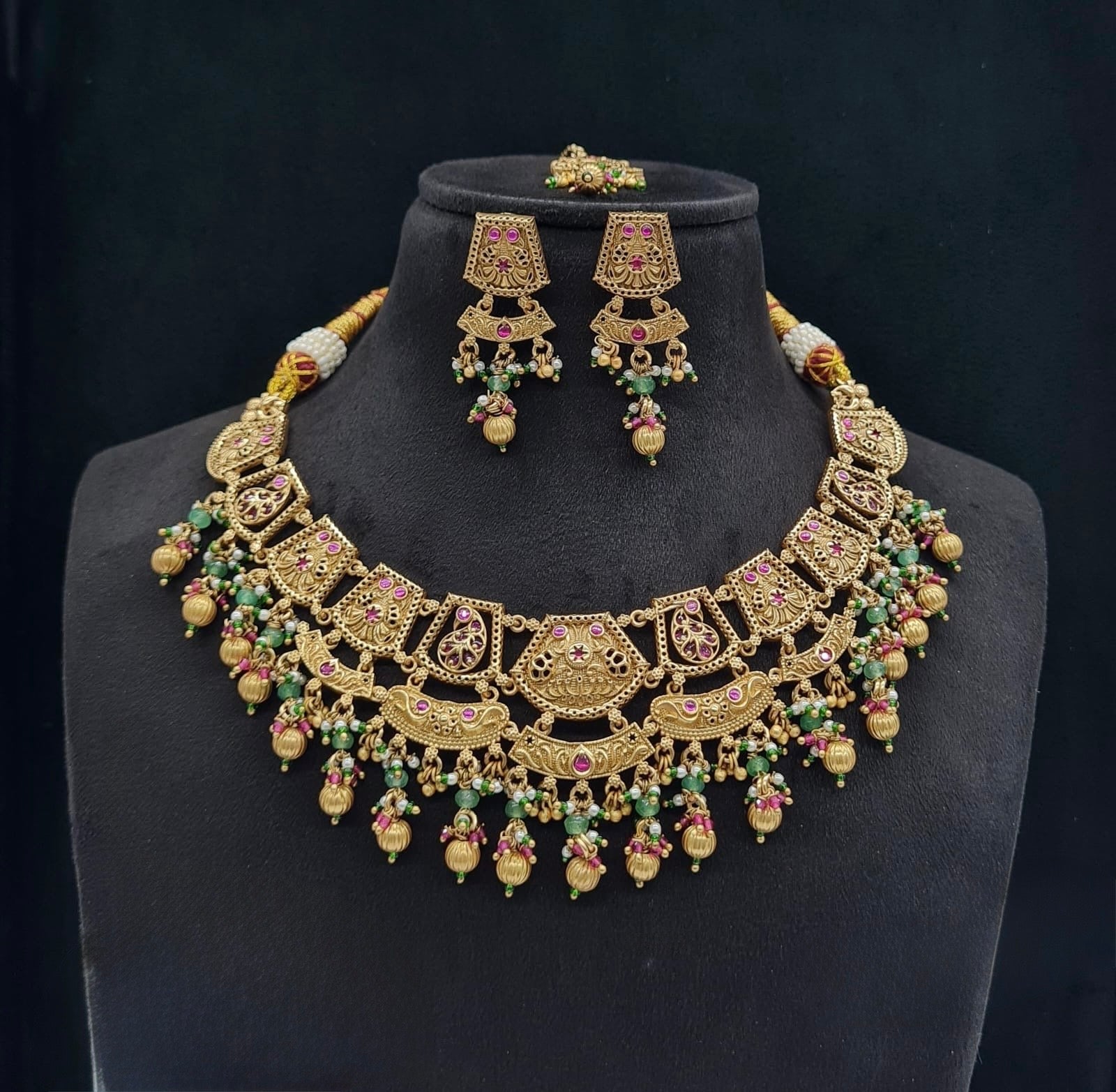 Heritage Necklace 06307 - KRISHNA'S SWETA JEWELLERY