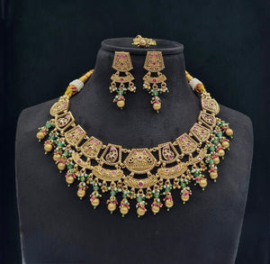Heritage Necklace 06307 - KRISHNA'S SWETA JEWELLERY